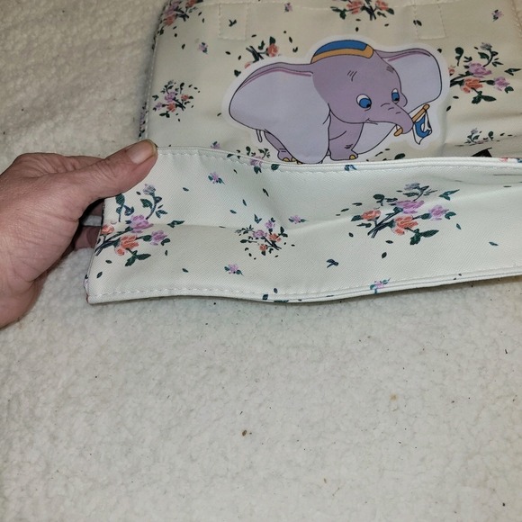 Coach x Disney Dumbo Tote Bag Floral Canvas Red Handles Limited‎ Edition - Picture 3 of 10